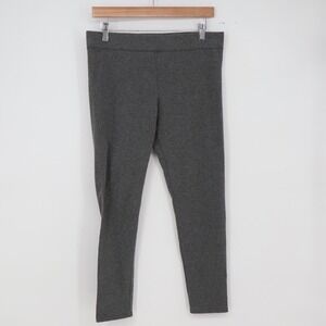 Aerie Leggings Womens L Chill Play Move Grey Cotton Stretch Excellent
